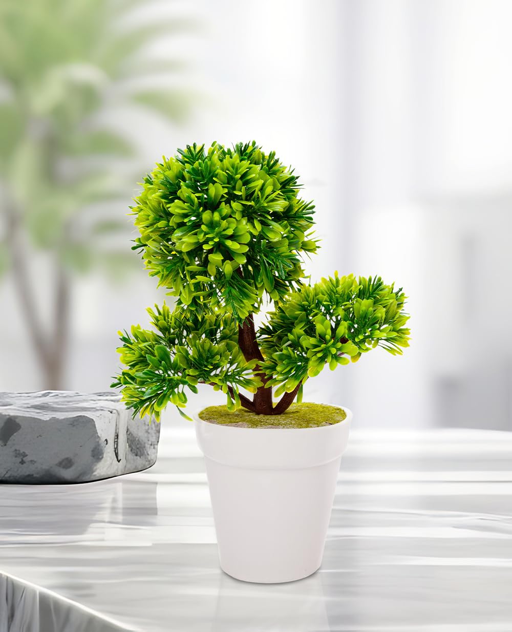 Restaurantware Faux Fiore White Orchid - White Pot - Faux Plants - 13.4"" - 1ct Box